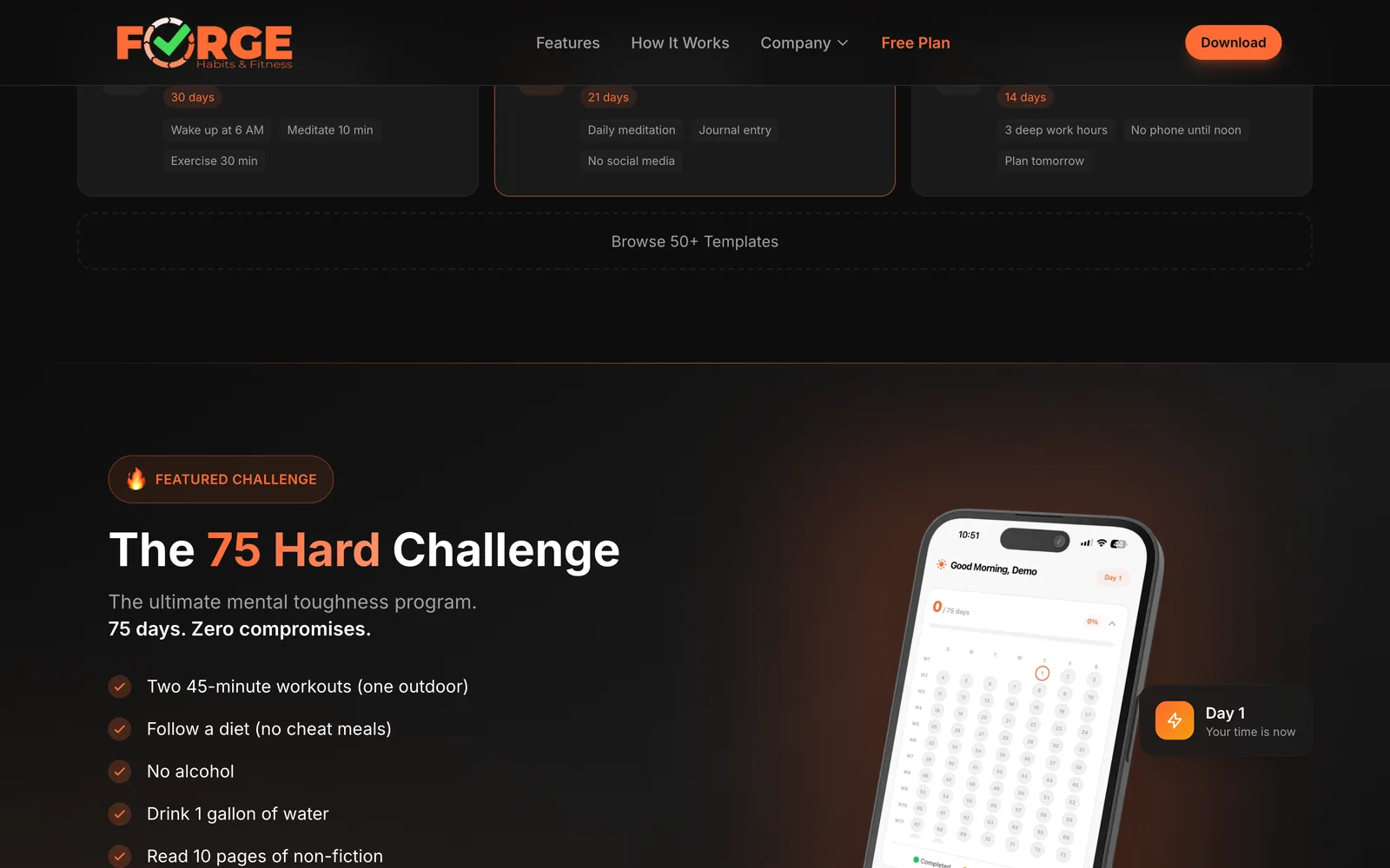 FORGE: Habits and Fitness, screenshot 2