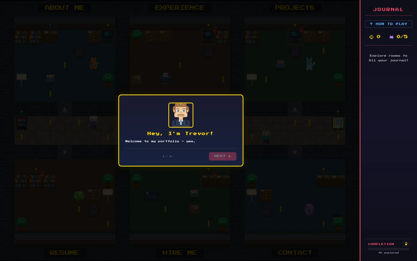 Trevor's World, screenshot 1